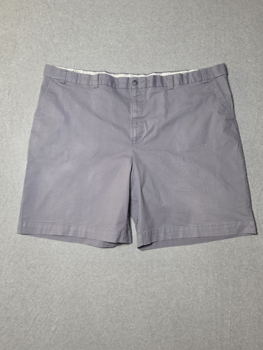 Oak Hill Gray Chino shorts 56 DXL Casual Travel Golf Preppy